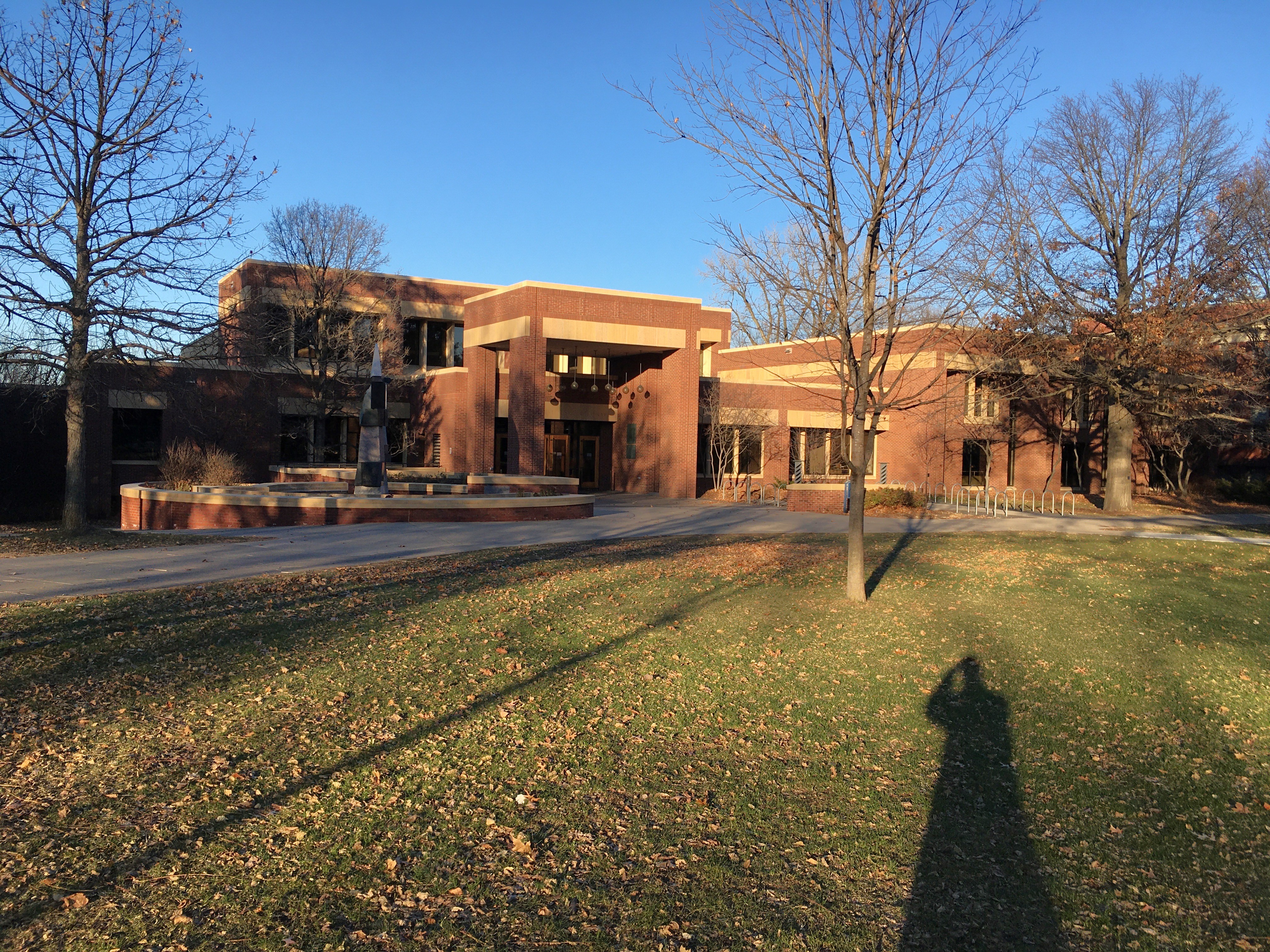 Gould Library brutalist architecture at Carleton College